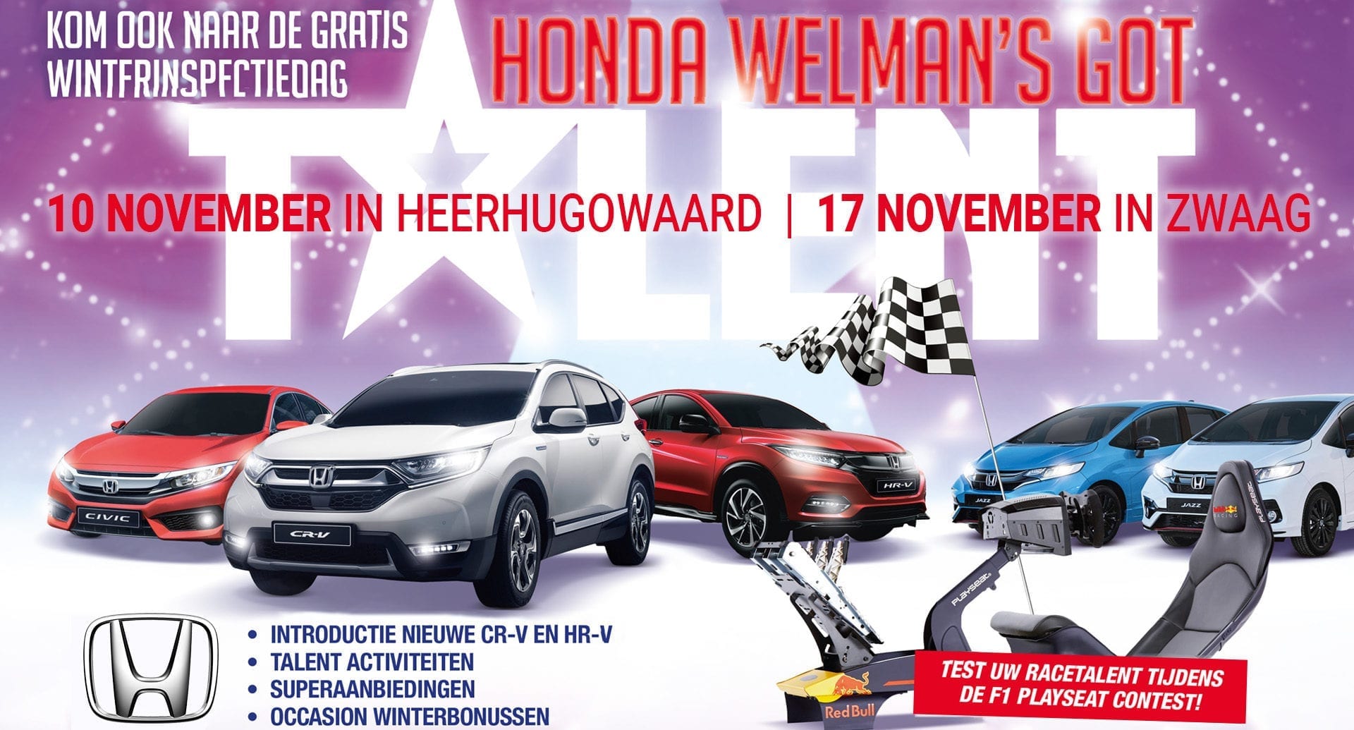 Honda Welman's Got Talent - winterinspectie